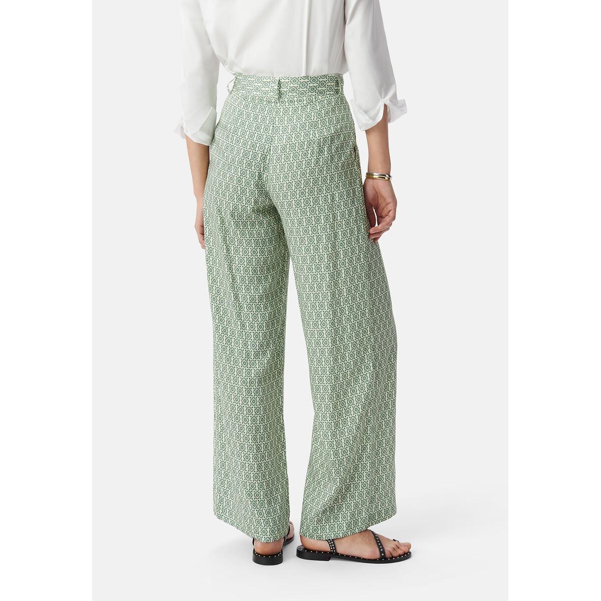 Loose Fit Trousers in Graphic Print – image 3