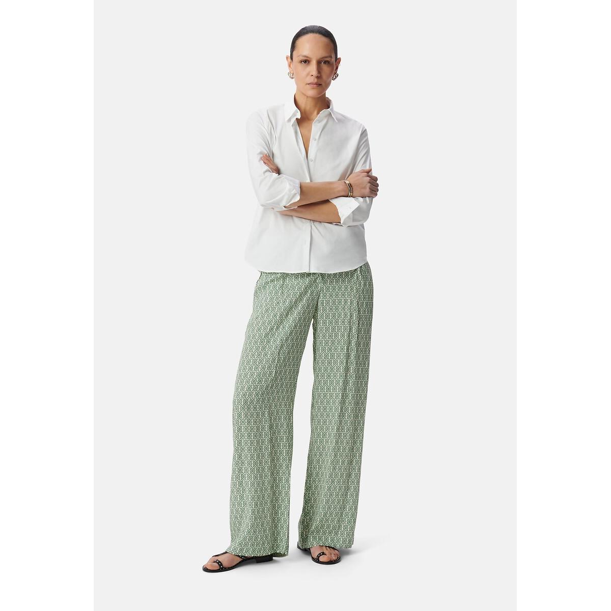 Loose Fit Trousers in Graphic Print – image 4