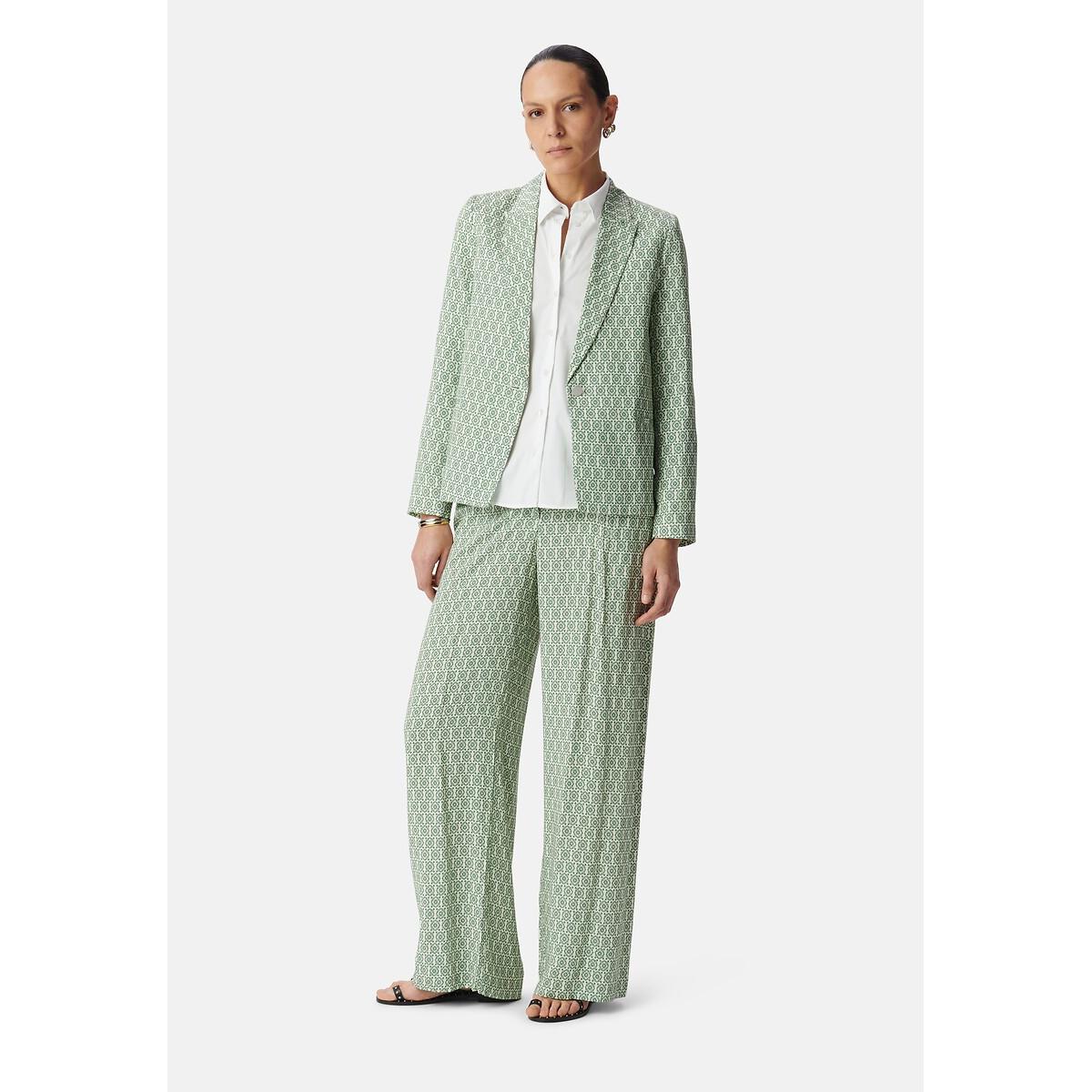 Loose Fit Trousers in Graphic Print – image 5