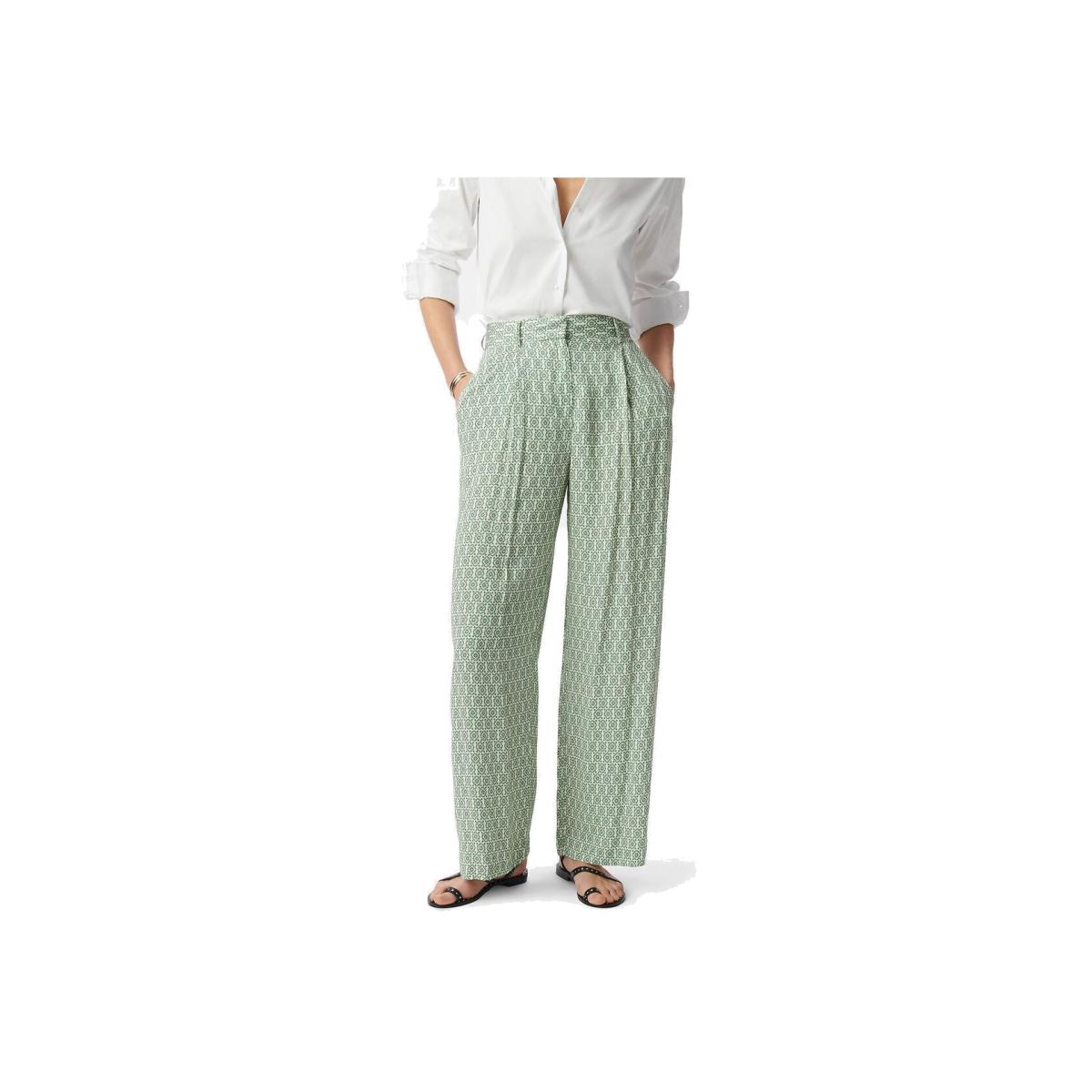 Loose Fit Trousers in Graphic Print – image 1