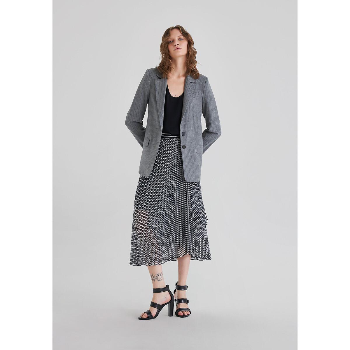 Graphic Print Pleated Skirt – image 2