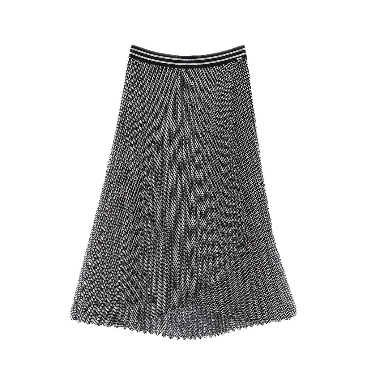 Graphic Print Pleated Skirt – image 4
