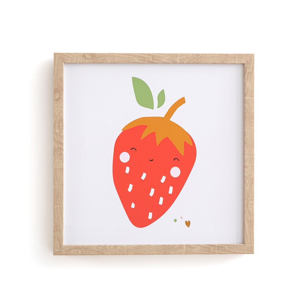 Fruta Child's Framed Strawberry Print – image 2