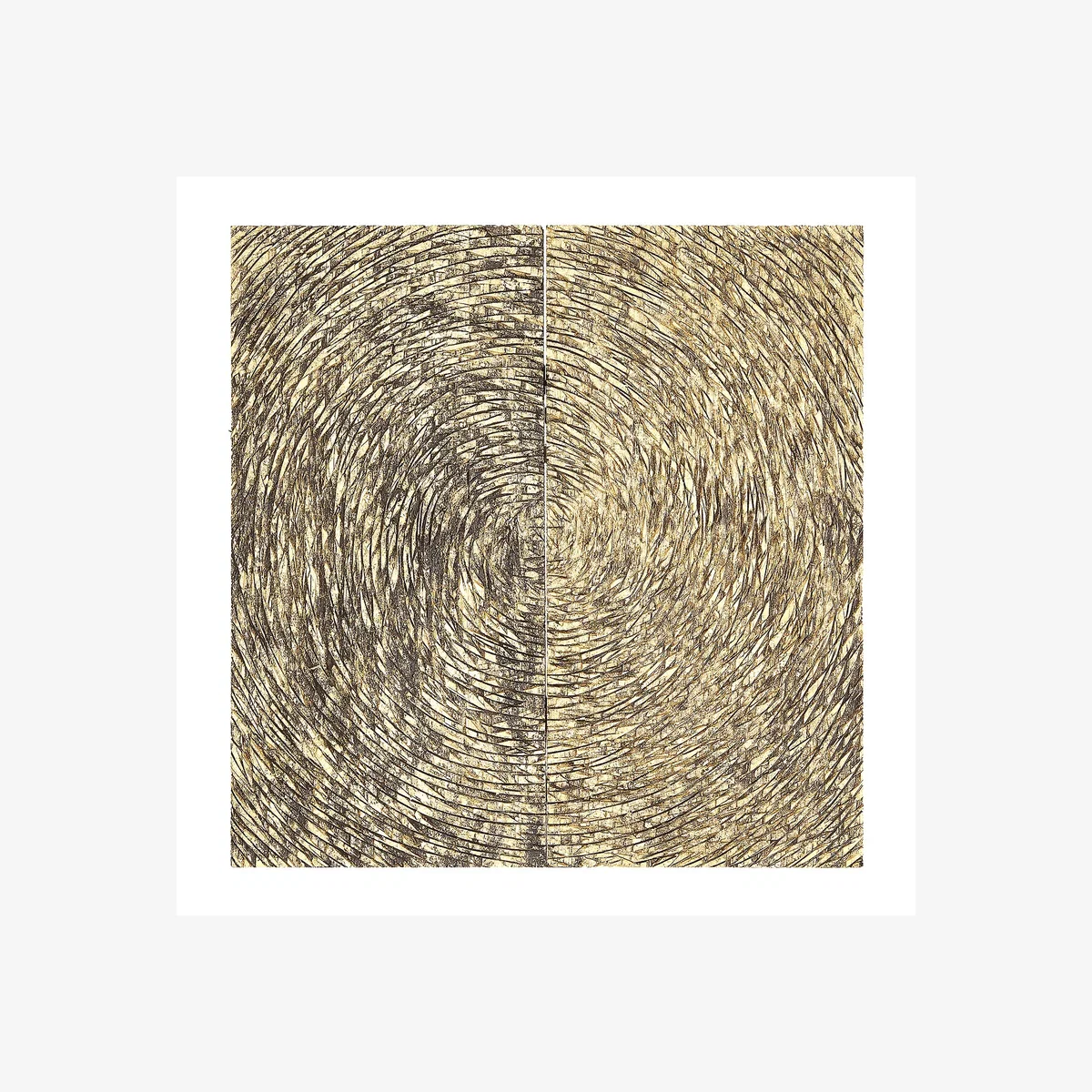 Wood Carving Gold Finish Unframed Wall Art – image 1