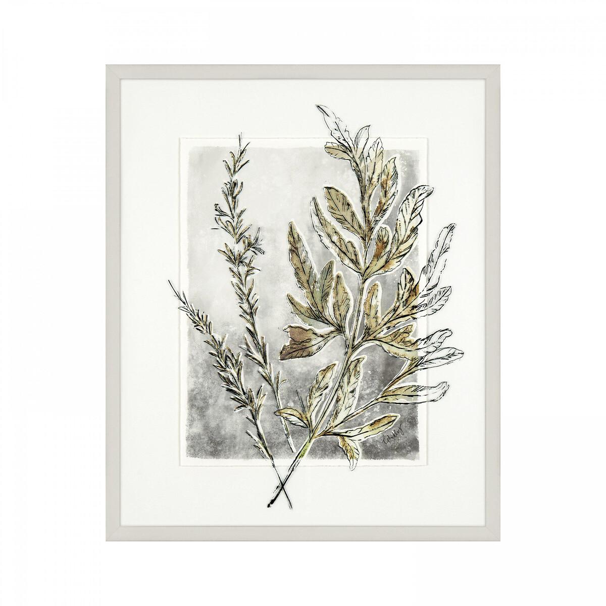 47x57cm Evergreen Fern Framed Print – image 2