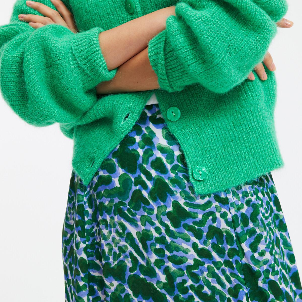 Long Full Flowing Skirt, Graphic Print – image 3