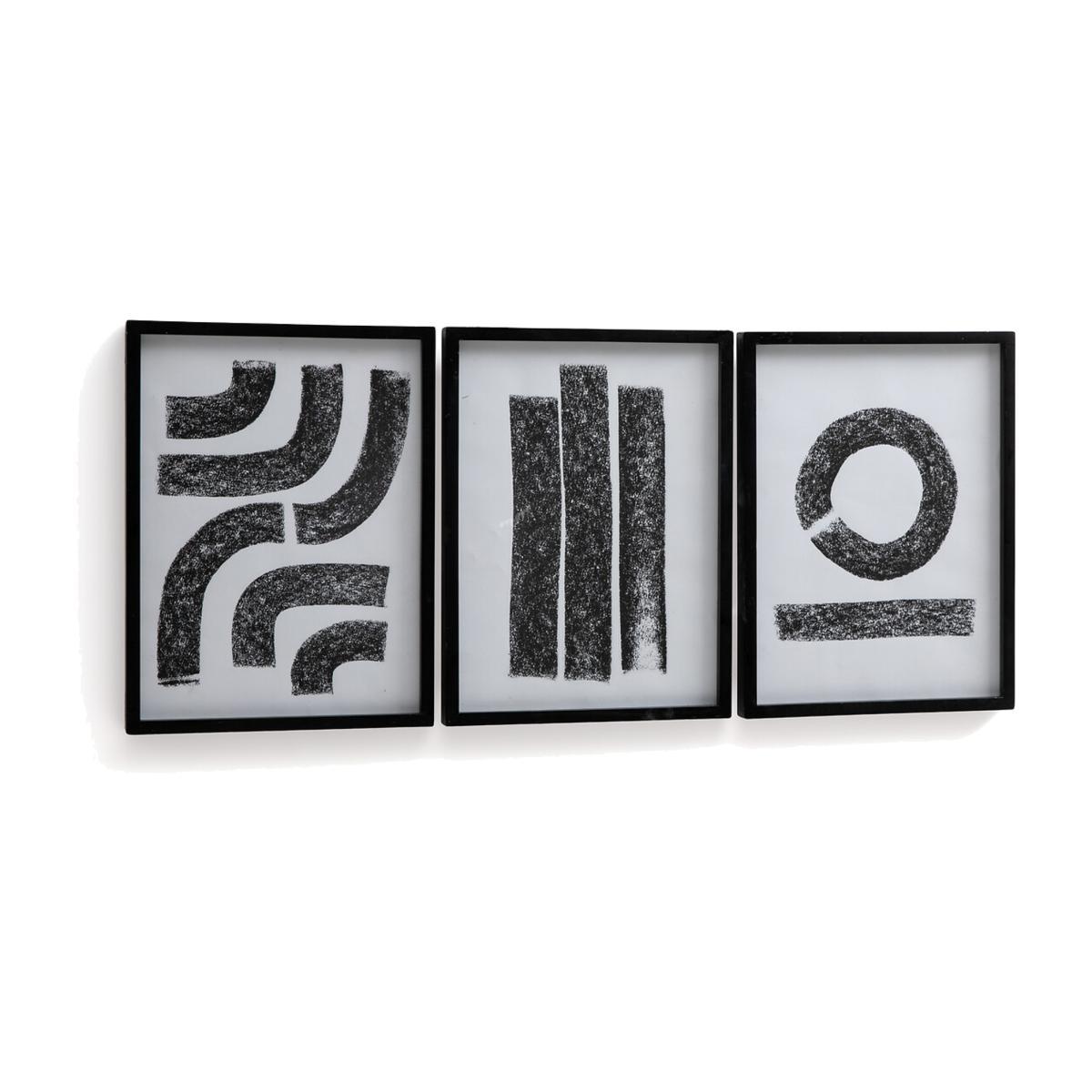 Minimal Framed Printed Posters (Set of 3) – image 1