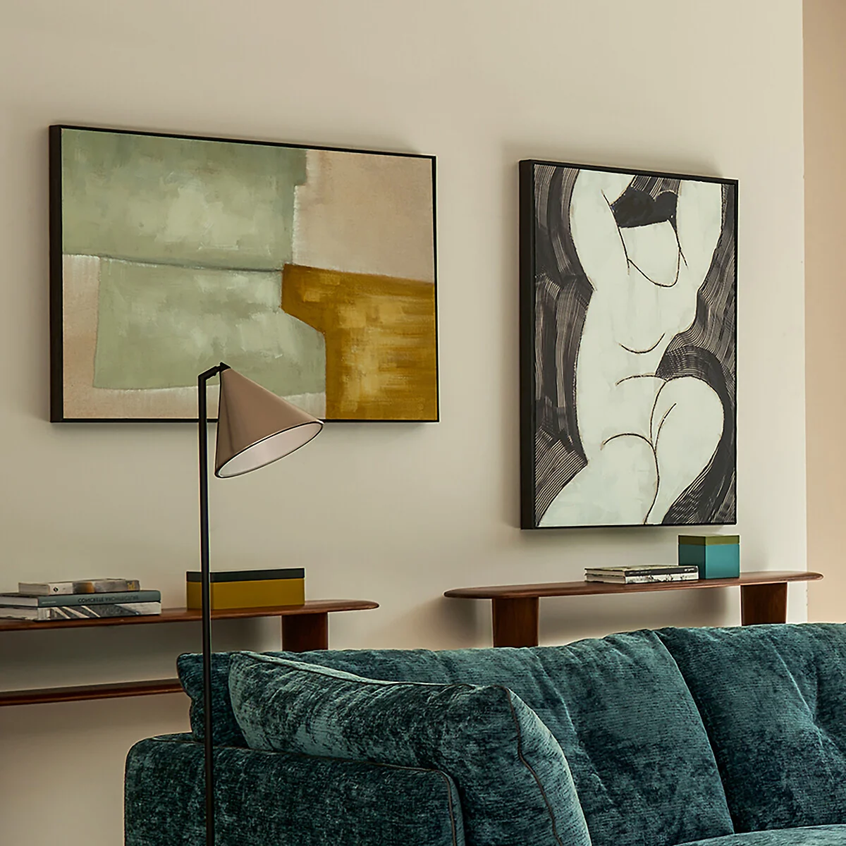 Nebu Hand Painted Framed Wall Art – image 2