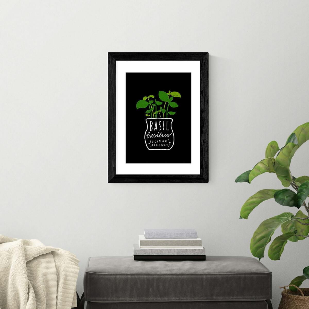 A3 Framed Basil Print – image 2