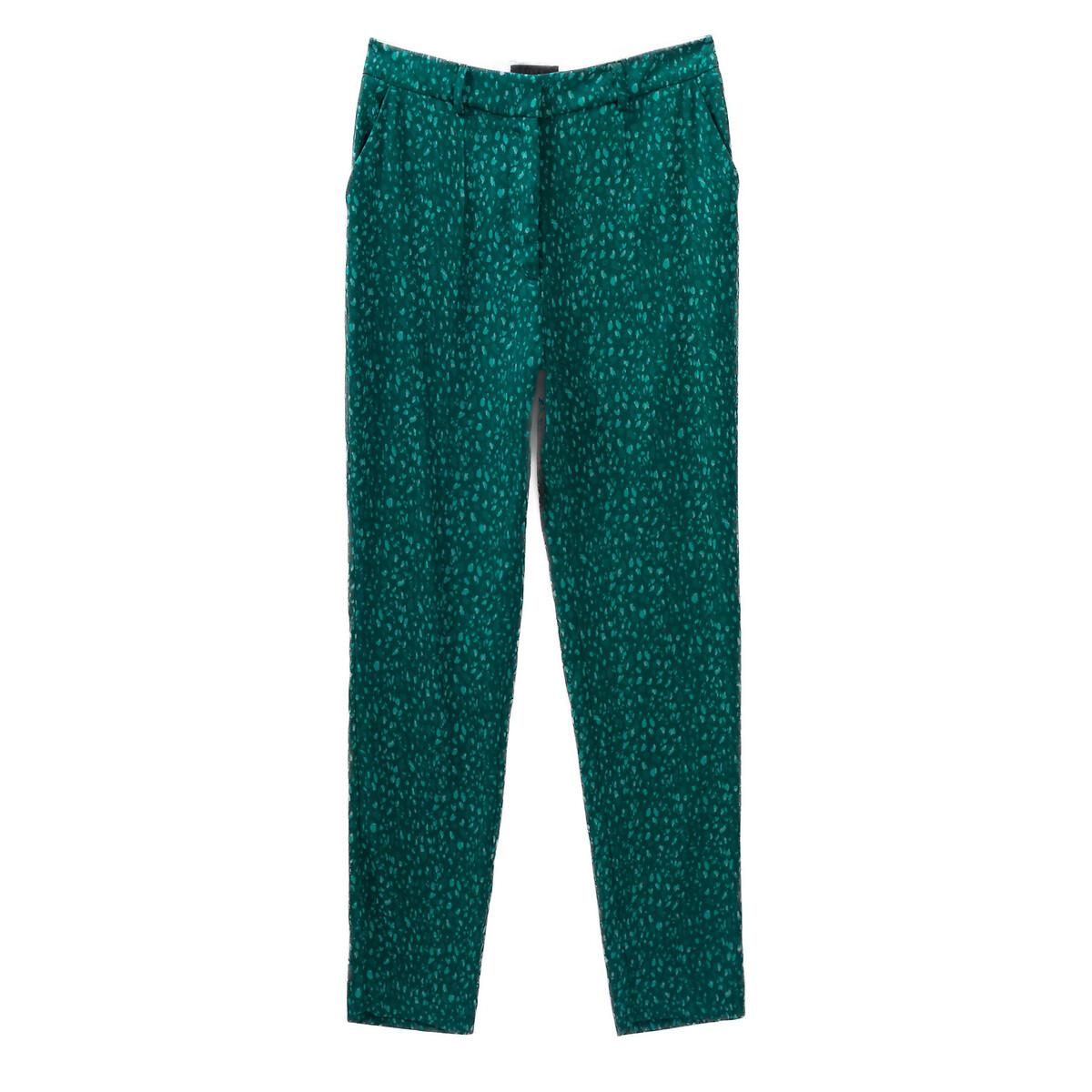 Straight Draping Trousers in Graphic Print – image 5