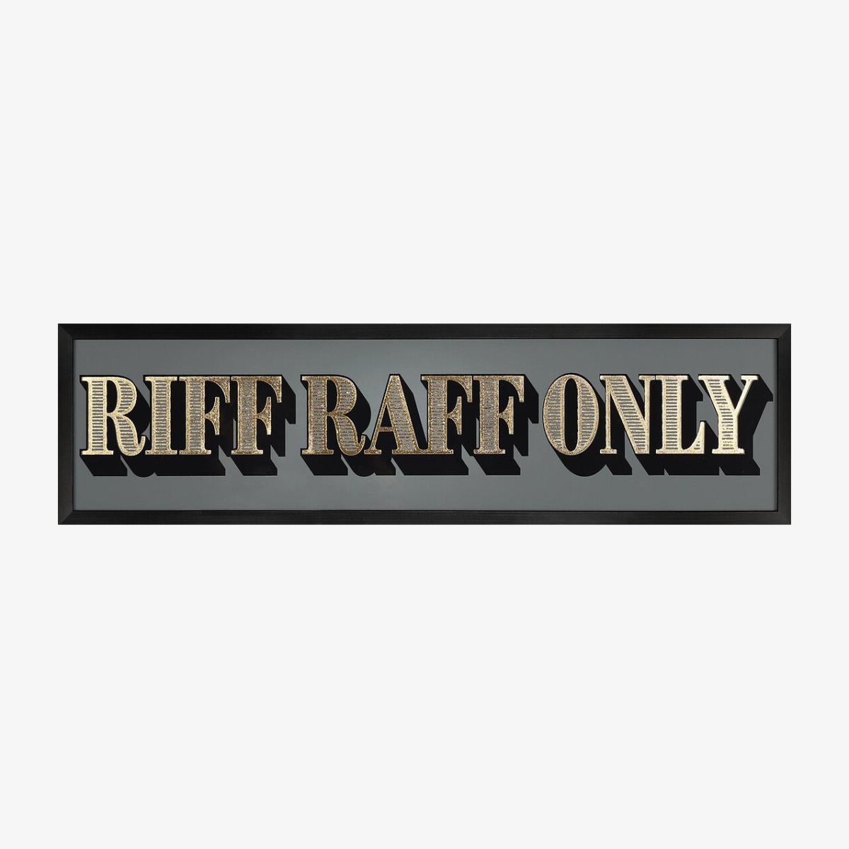 55x15cm Riff Raff Framed Print – image 1