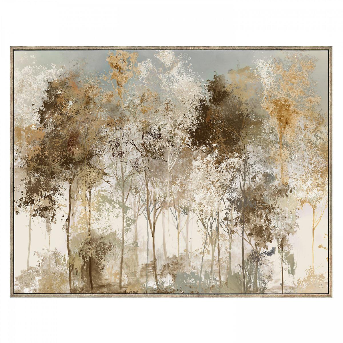 93x73cm Copper Forest Framed Print – image 2
