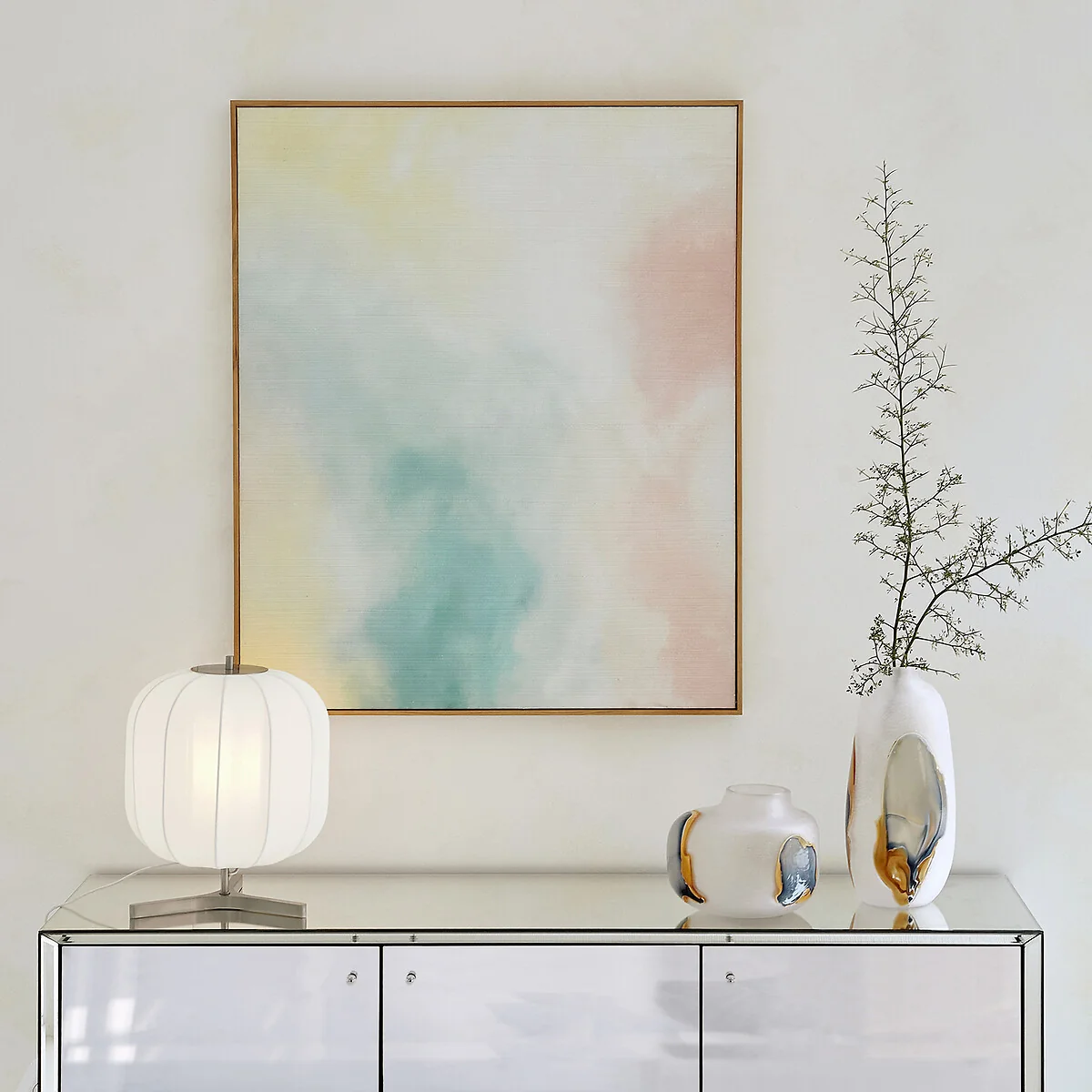 Dawn Hand-Painted Pastel Wall Art – image 2