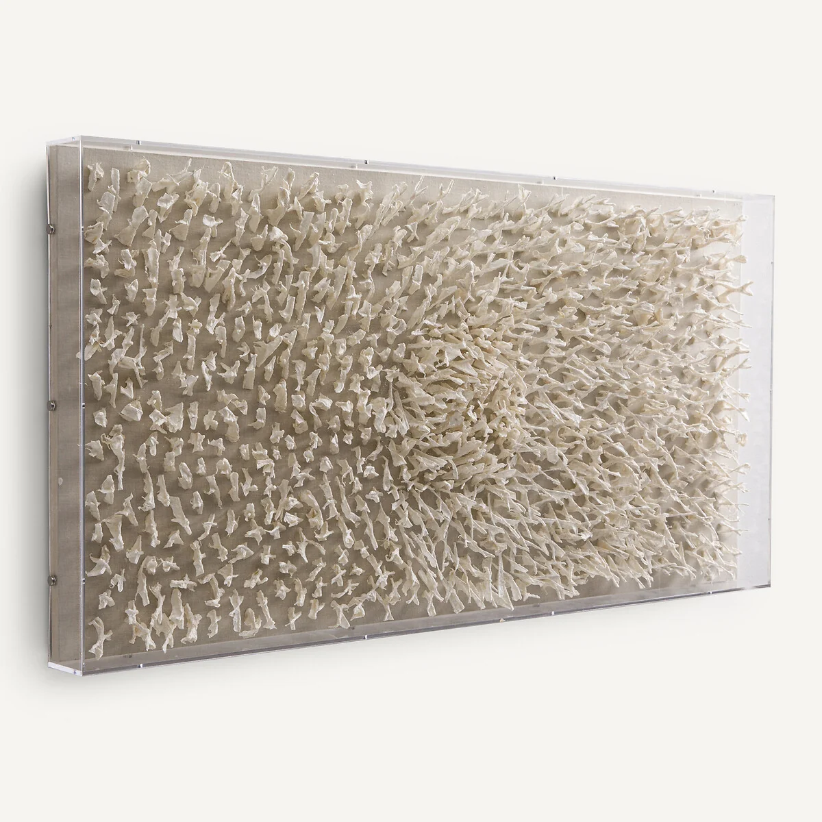 Sudjo Papier Mâché Wall Art Under Plexiglass – image 3