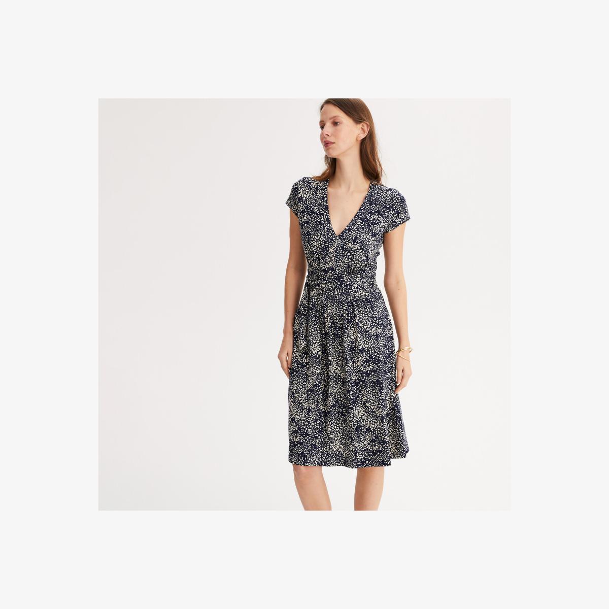 Graphic Print Full Dress, Mid-Length