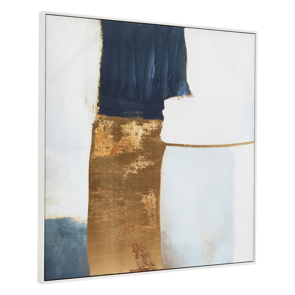 103cm Blue & Gold Foil Wall Art – image 2