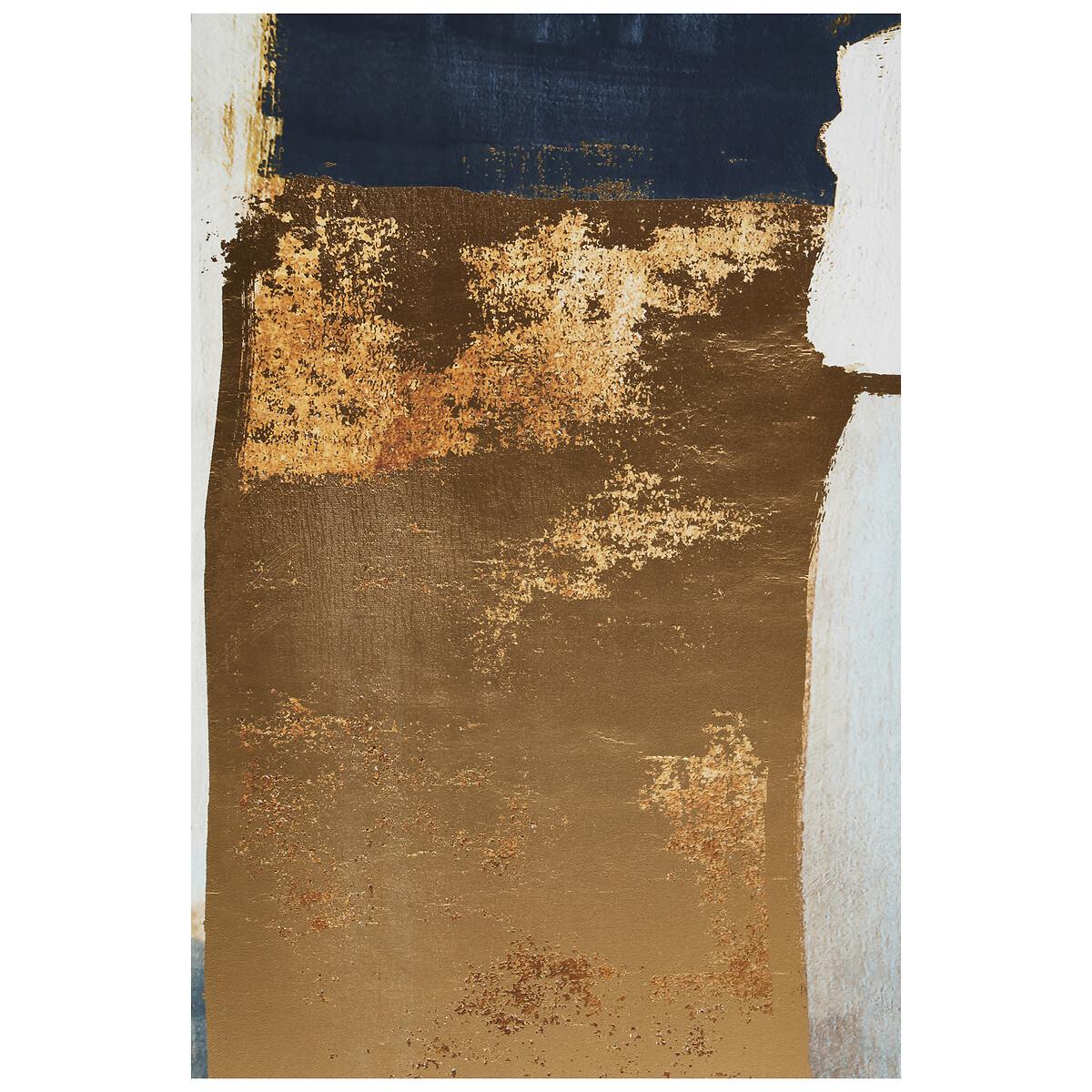 103cm Blue & Gold Foil Wall Art – image 5