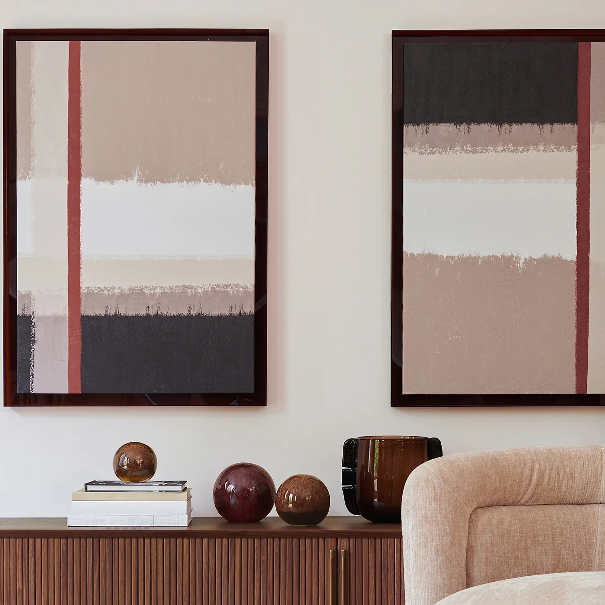 Aiden Hand-Painted Acrylic Frame Wall Art – image 2