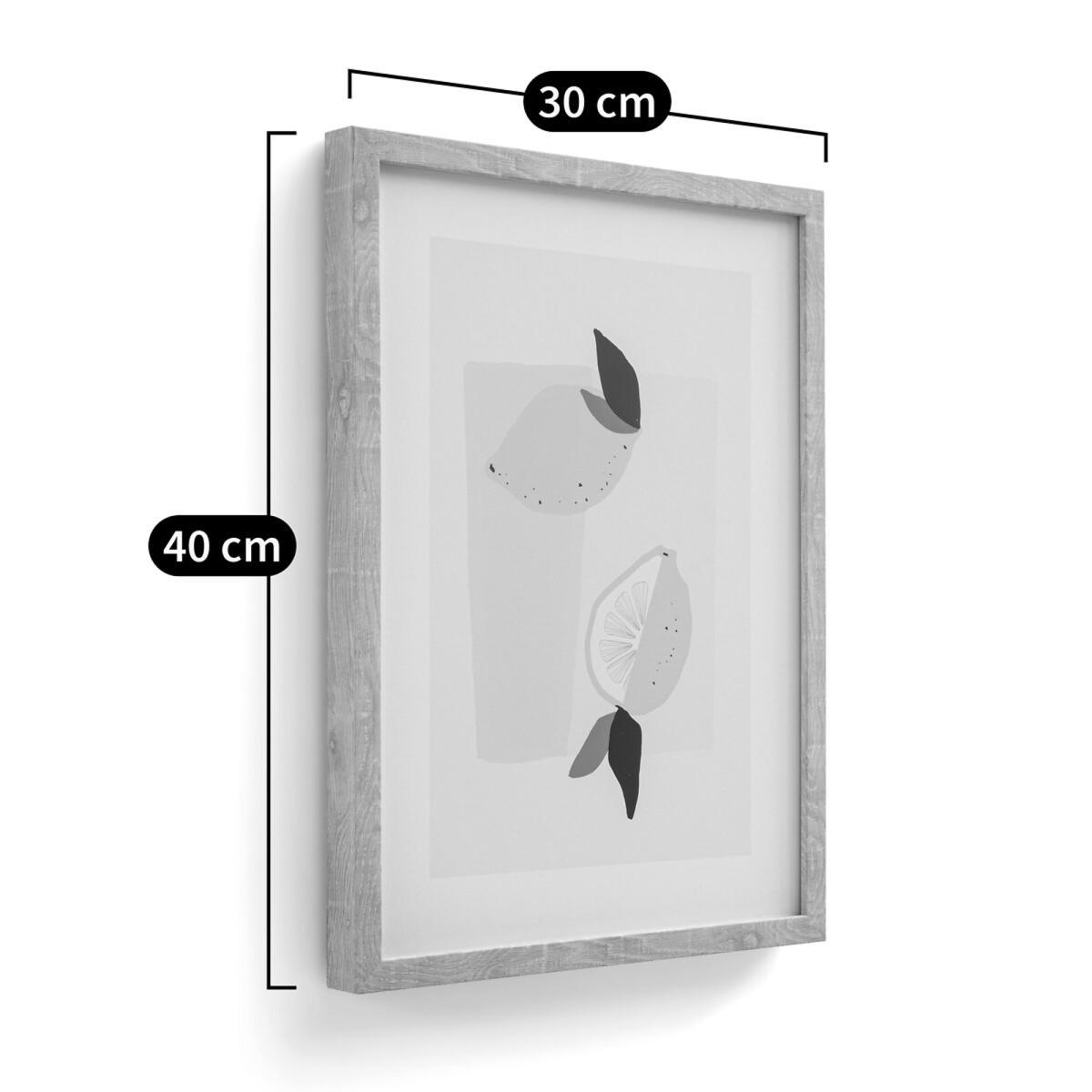 Boda Framed Lemon Print Poster – image 5