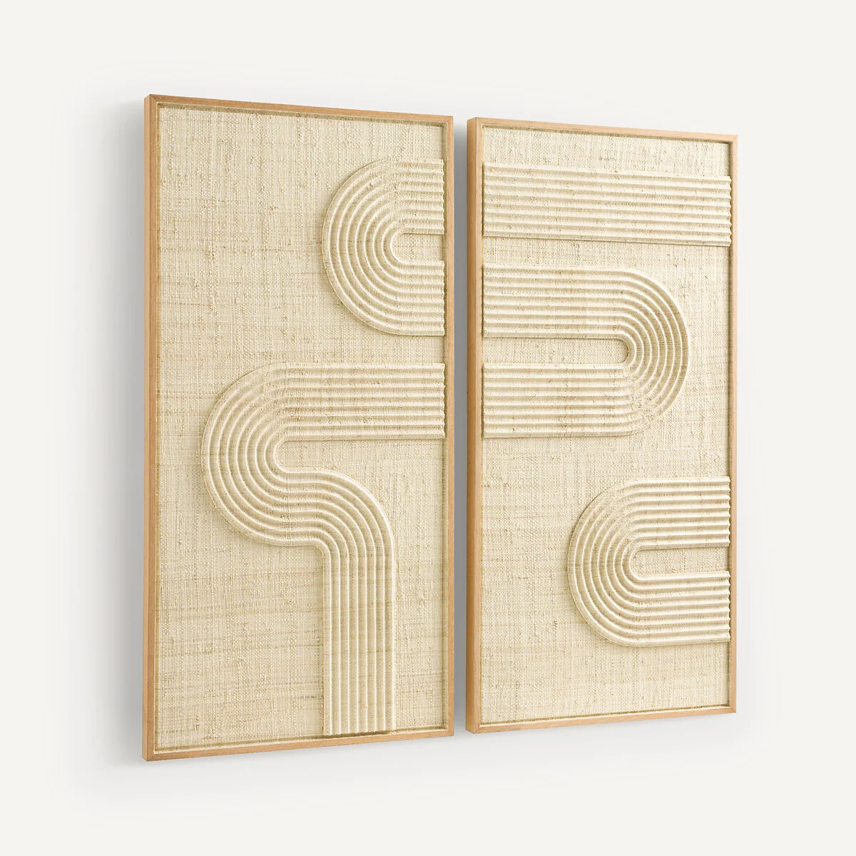 Telaga Woven Palm Double Wall Art – image 3