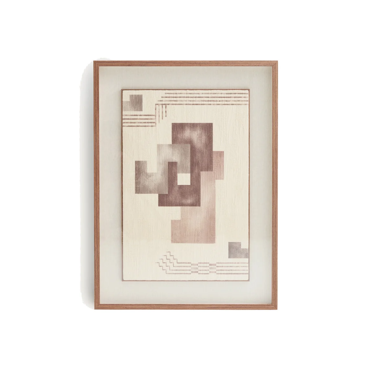 Adriano Geometric Print Canvas Wall Art – image 1