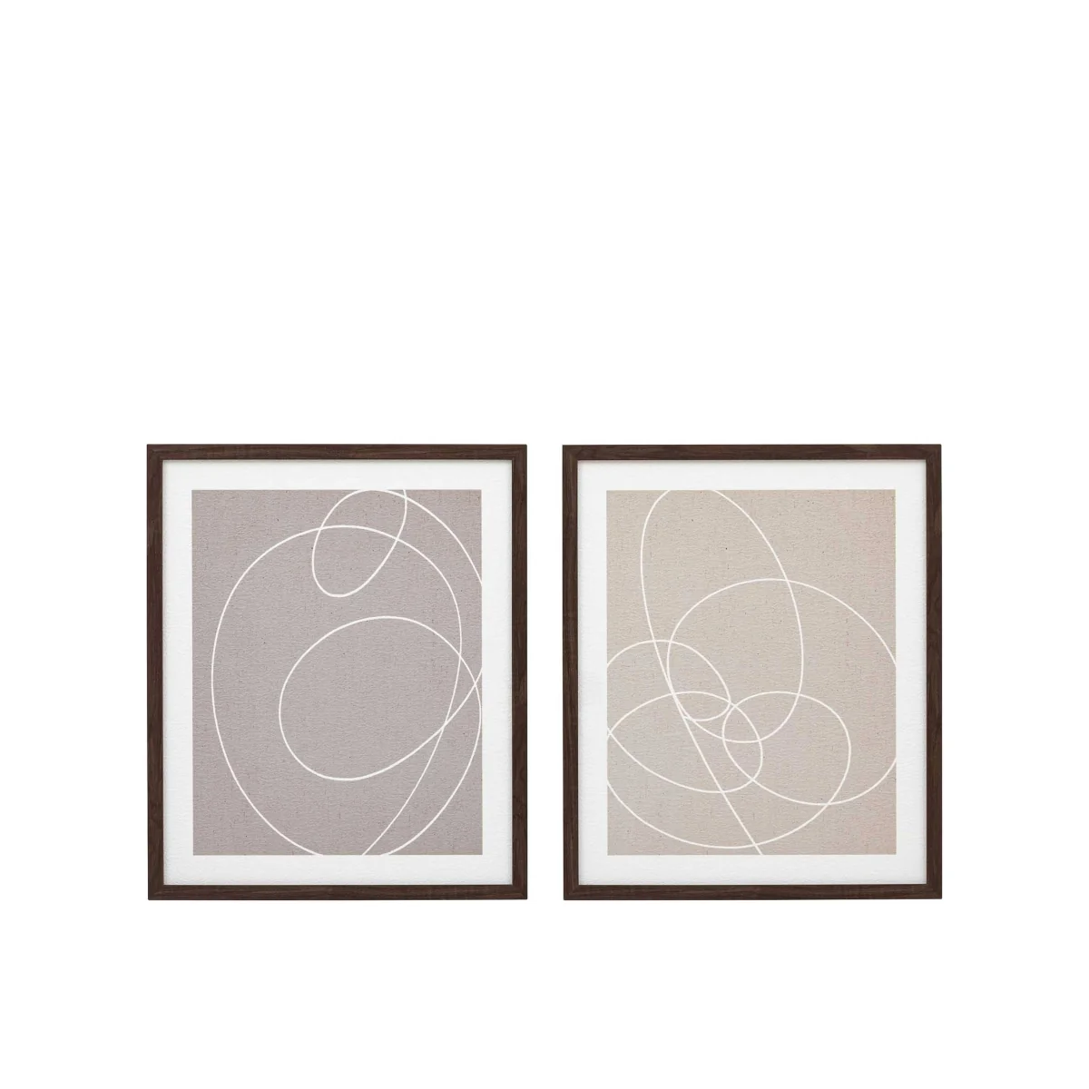 Gallery Direct Set of 2 Continuation Framed Wall Art Nude – image 2
