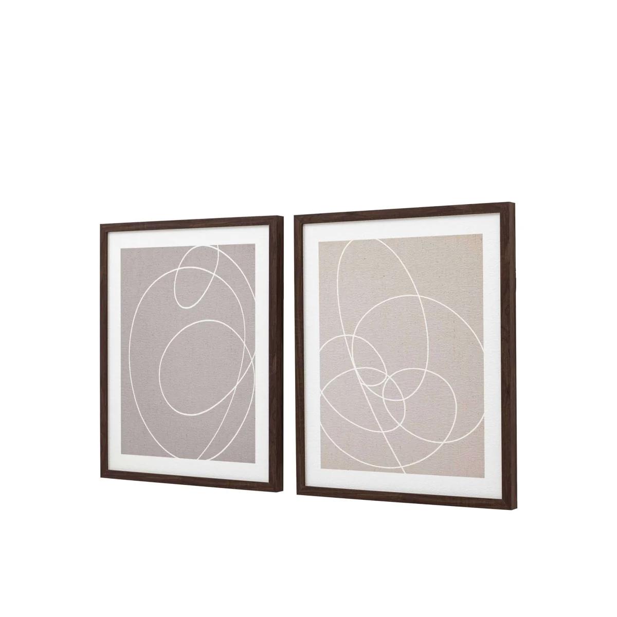 Gallery Direct Set of 2 Continuation Framed Wall Art Nude – image 3