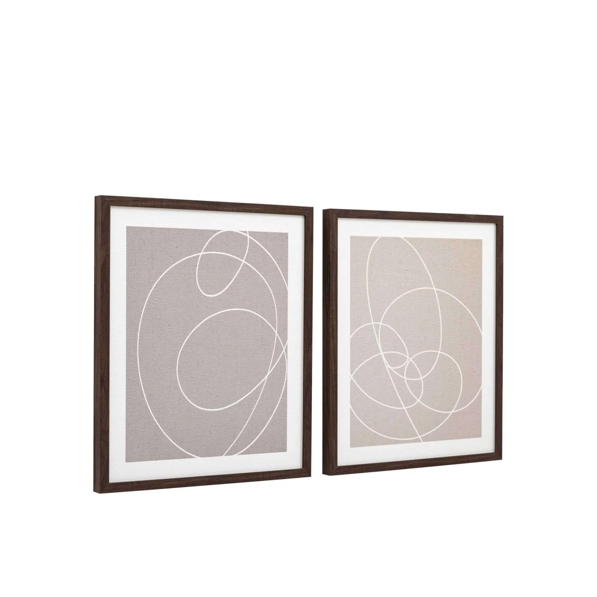 Gallery Direct Set of 2 Continuation Framed Wall Art Nude – image 4