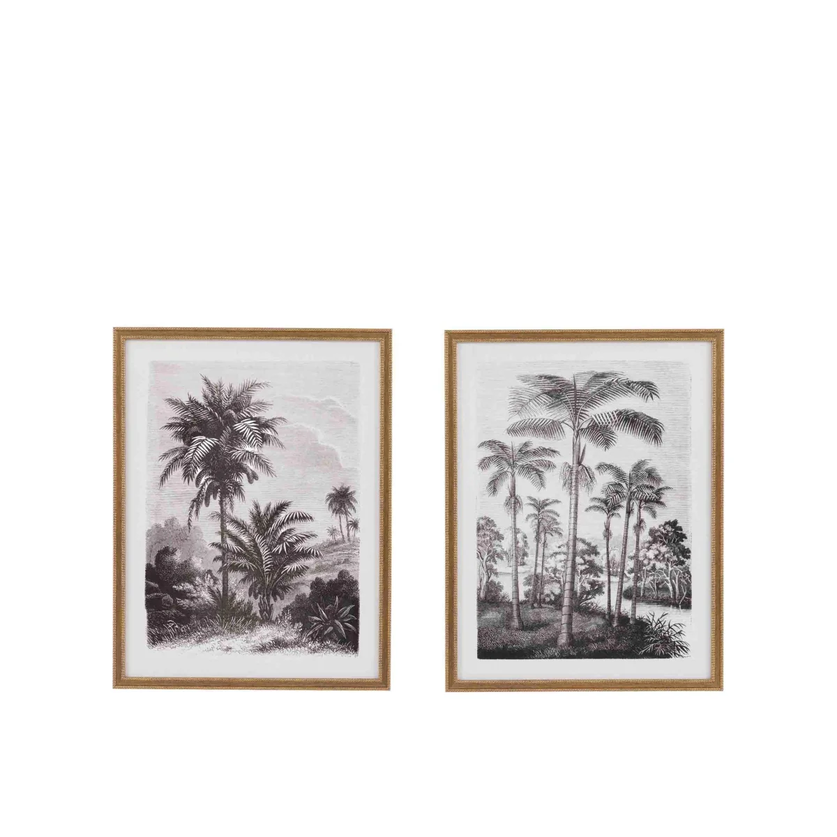 Gallery Direct Set of 2 Colonial Sketches Rectangle Framed Art Taupe – image 2
