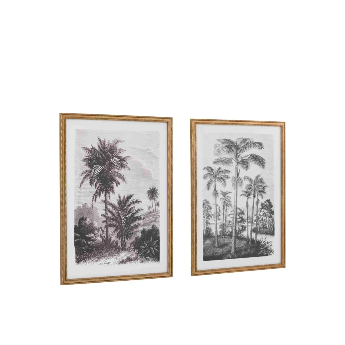 Gallery Direct Set of 2 Colonial Sketches Rectangle Framed Art Taupe – image 3