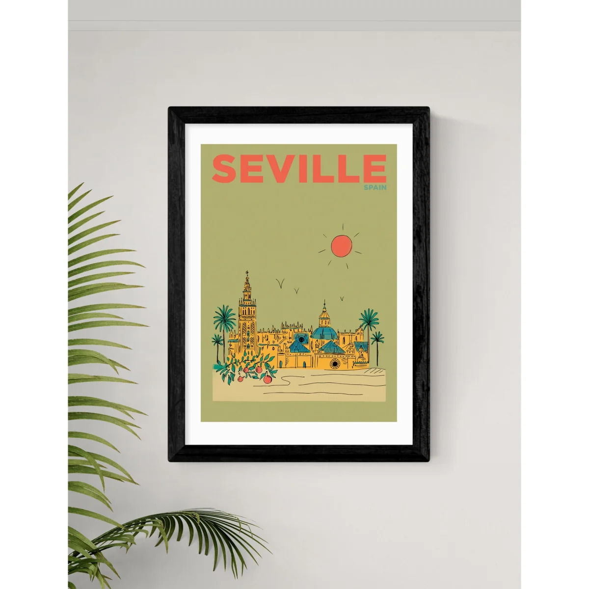 East End Prints Seville Framed Art Print White – image 3