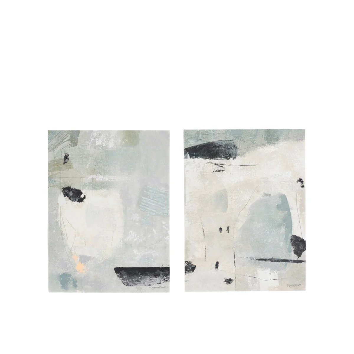 Gallery Direct Set of 2 Insight Canvases Duck Egg – image 2