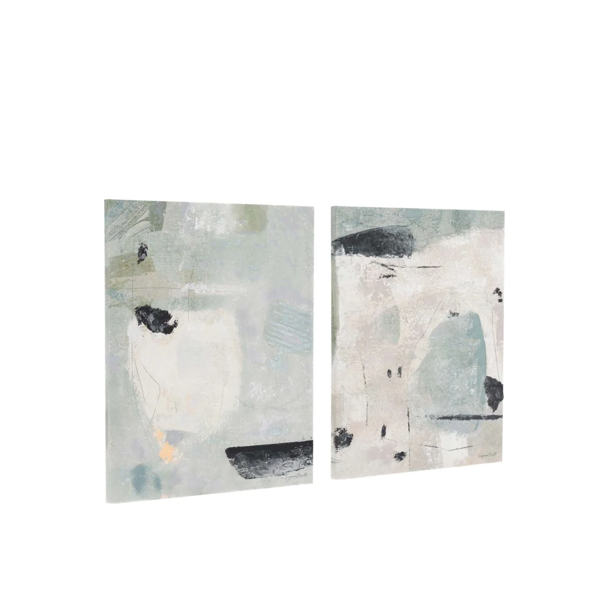 Gallery Direct Set of 2 Insight Canvases Duck Egg – image 3