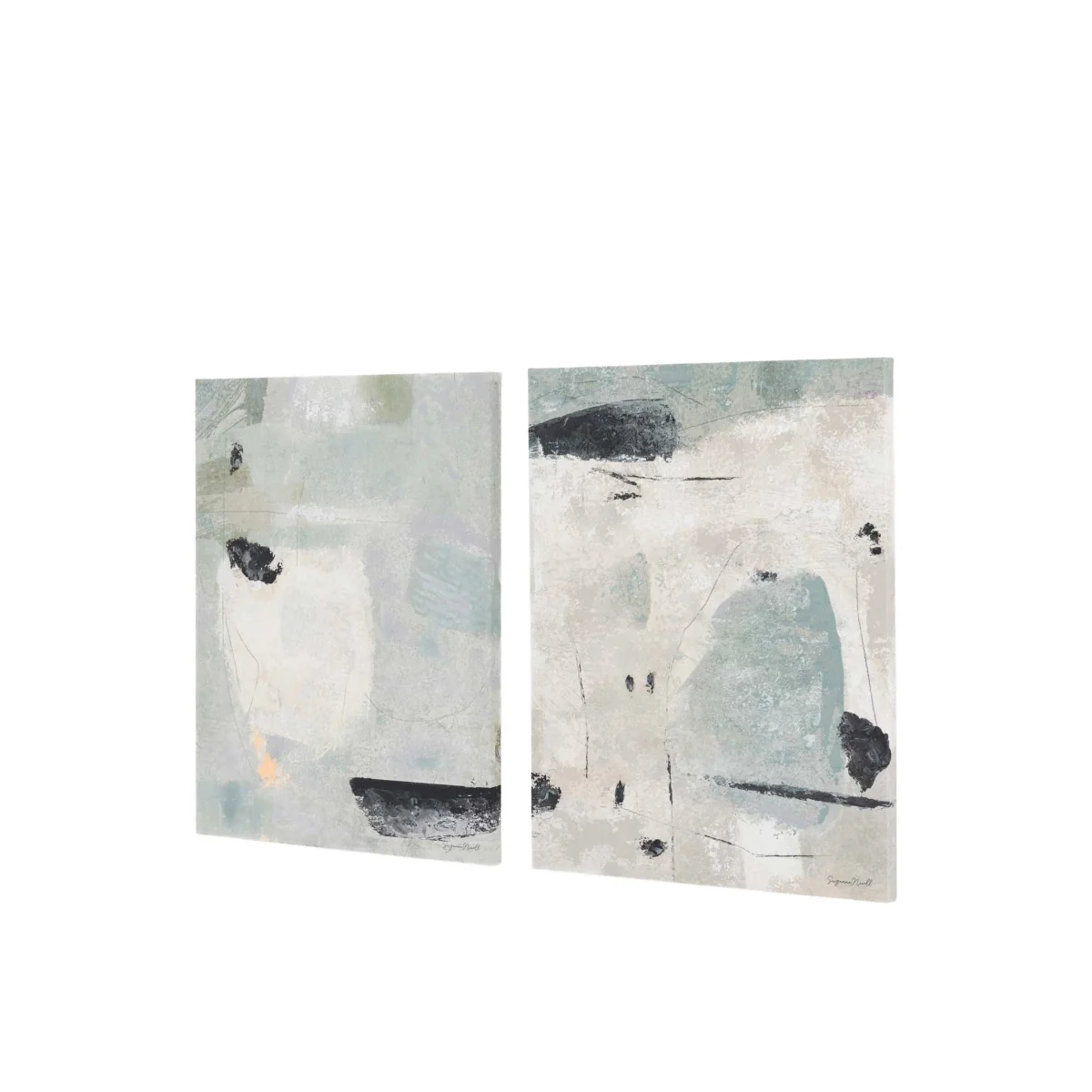 Gallery Direct Set of 2 Insight Canvases Duck Egg – image 4