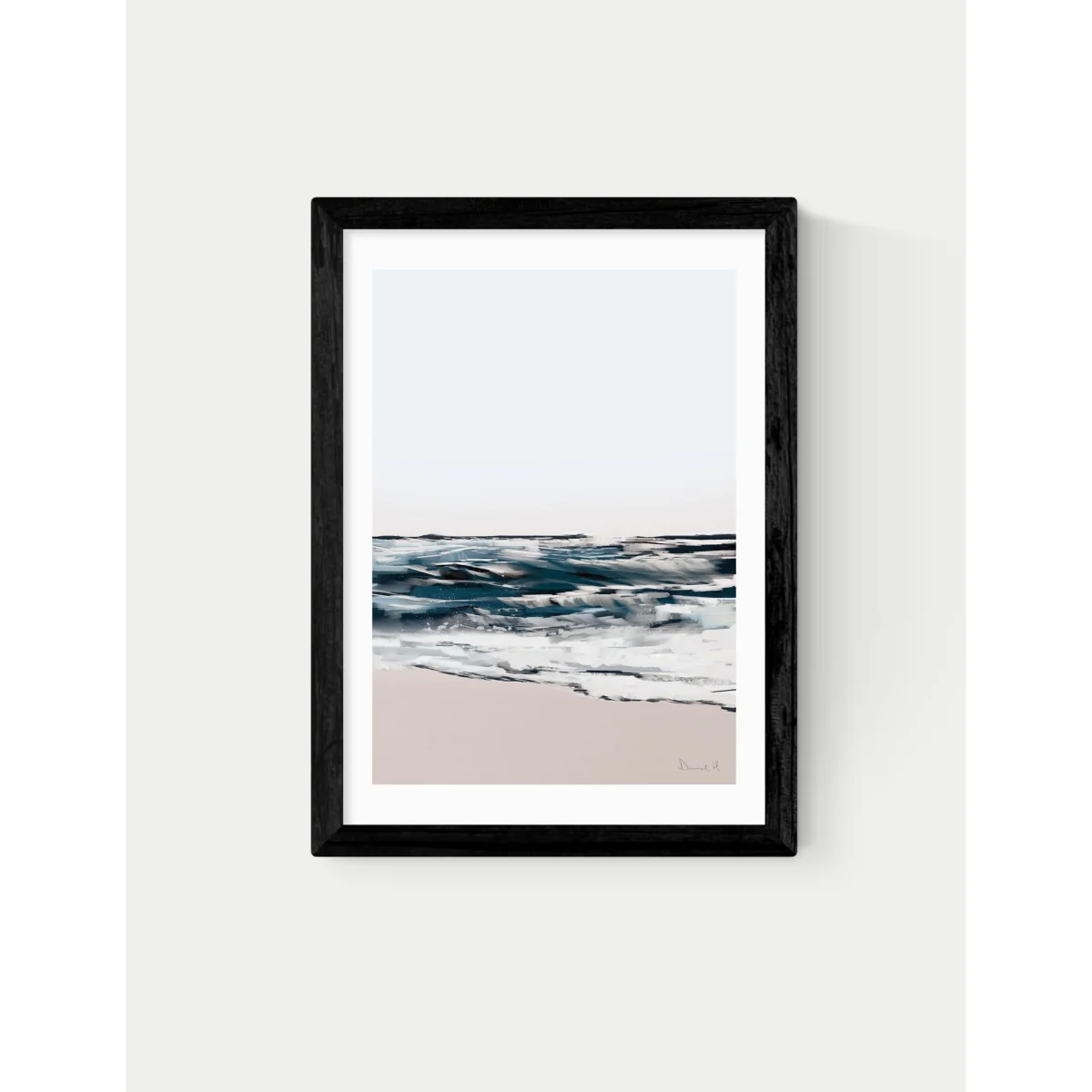 East End Prints Seashore Framed Art Print White – image 2