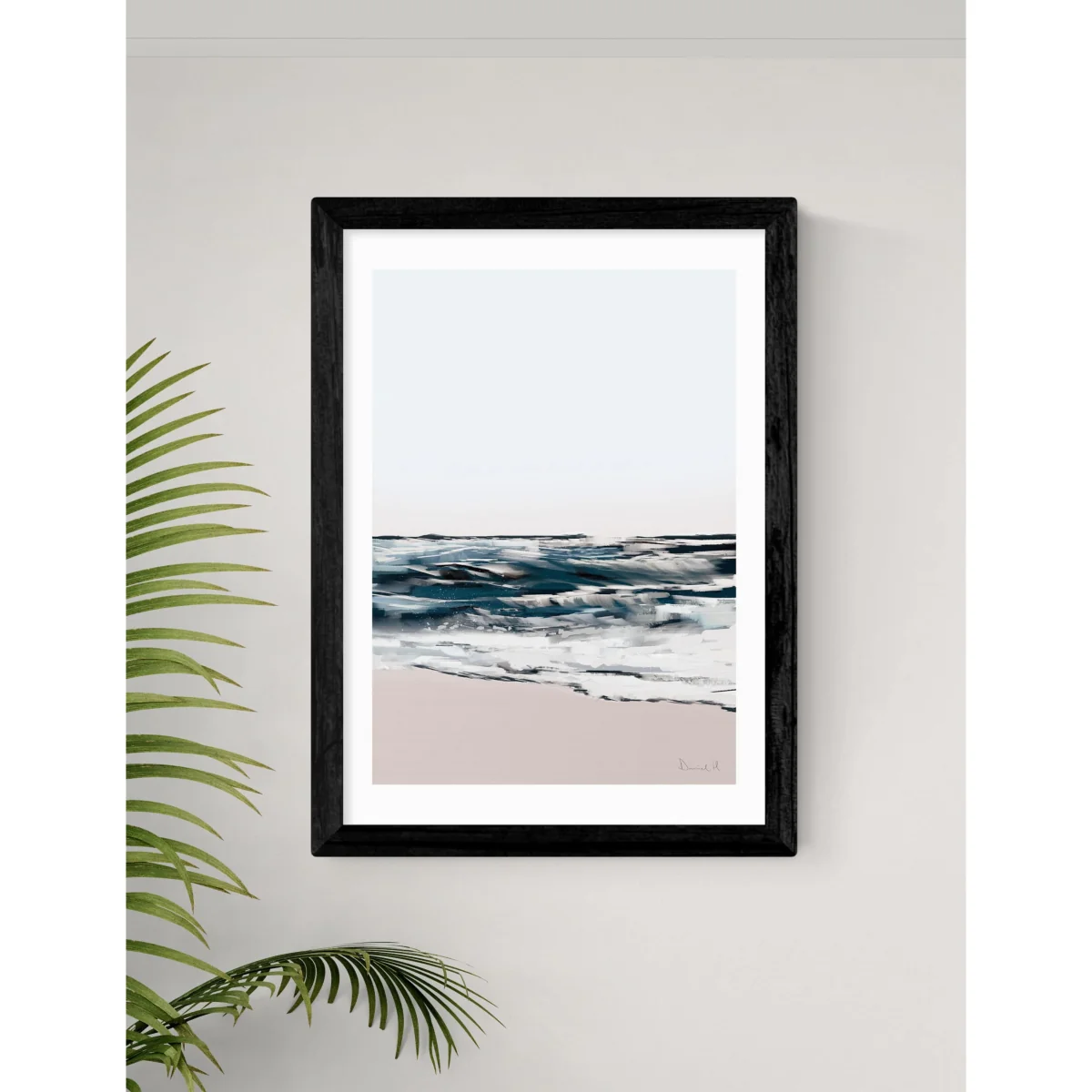 East End Prints Seashore Framed Art Print White – image 3