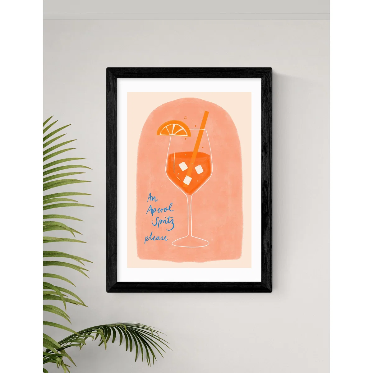 East End Prints Aperol Framed Art - A3 - Black, Natural,Black,White – image 2