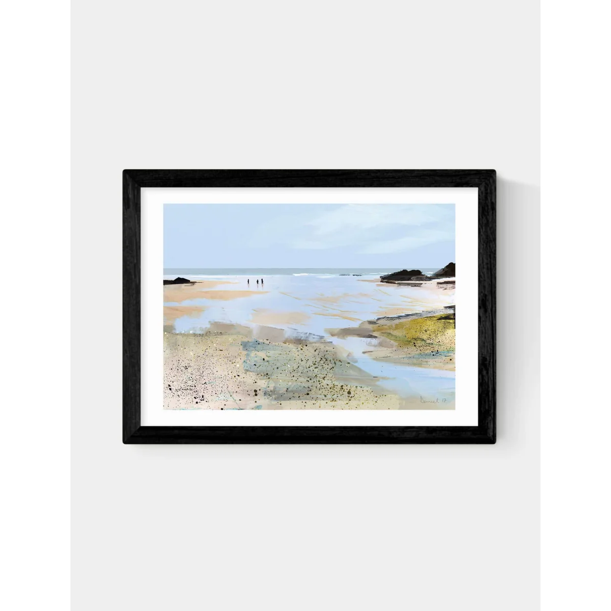East End Prints Sea View Framed Art Print Natural – image 2