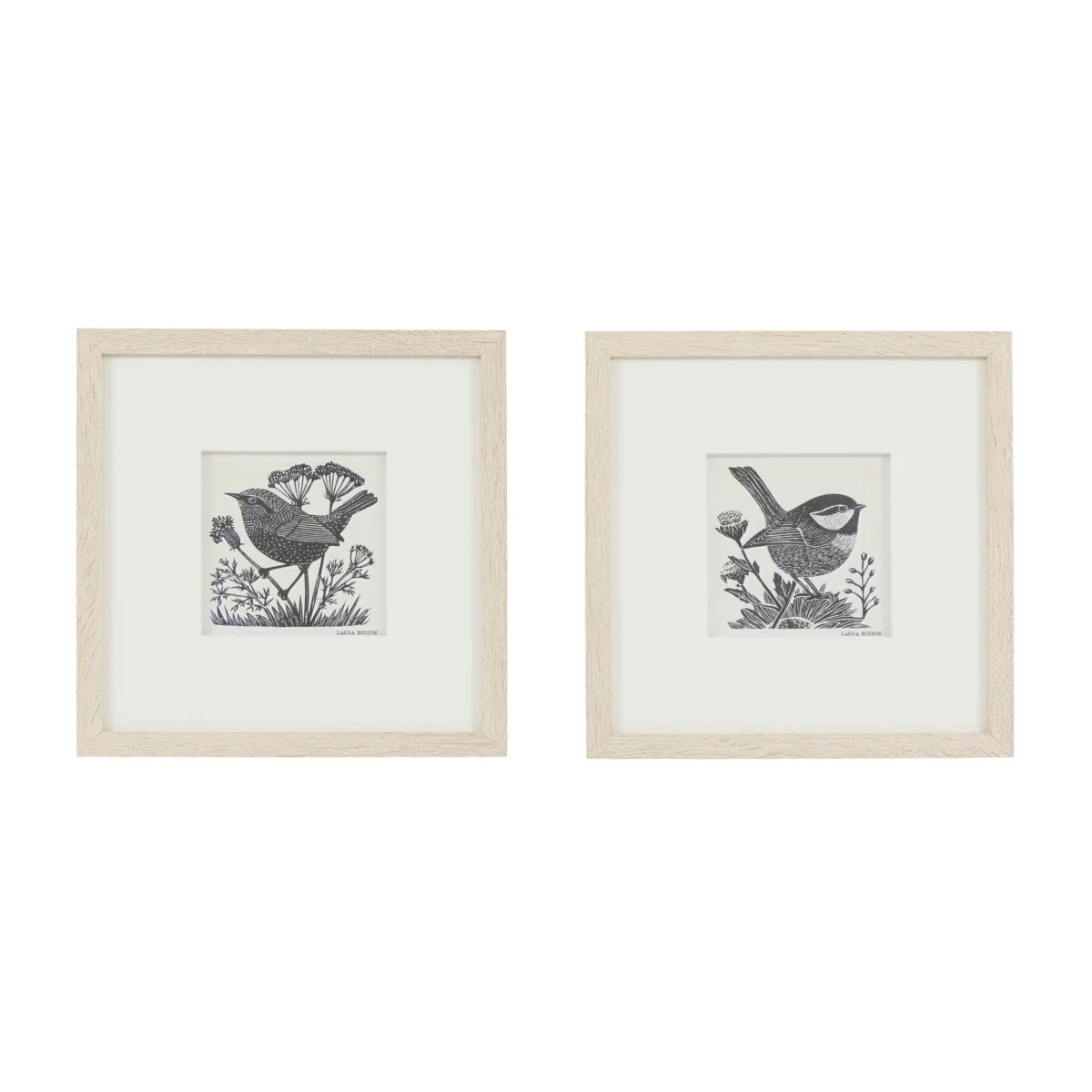 Gallery Direct Set of 2 Rural Studies I Framed Art Black Mix – image 1