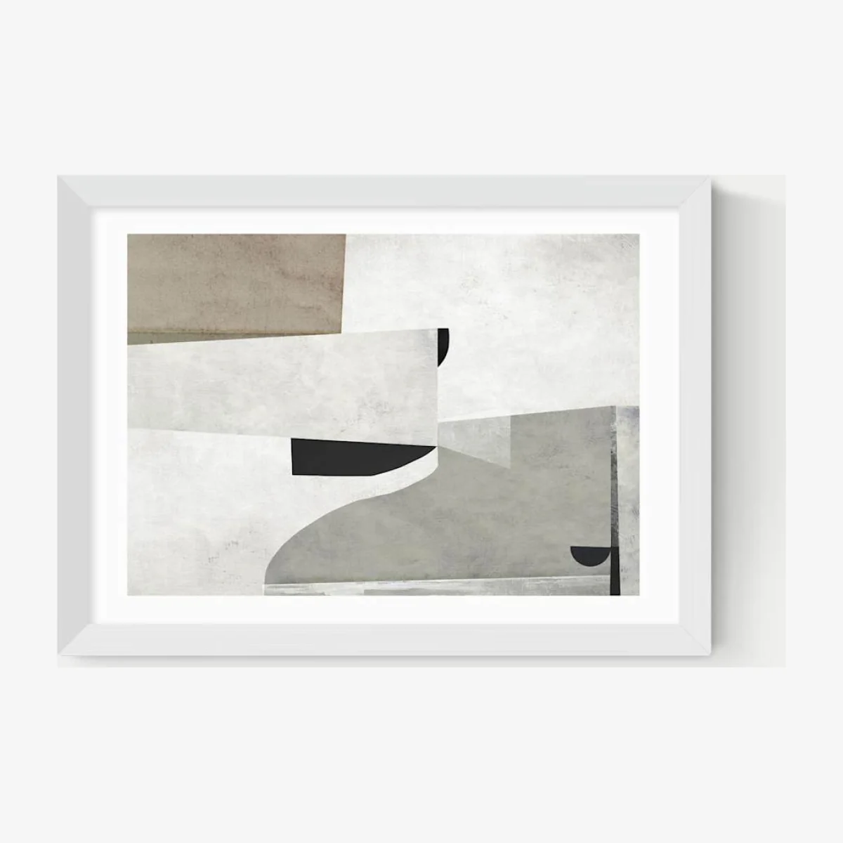 East End Prints Priory Framed Art Print White – image 1