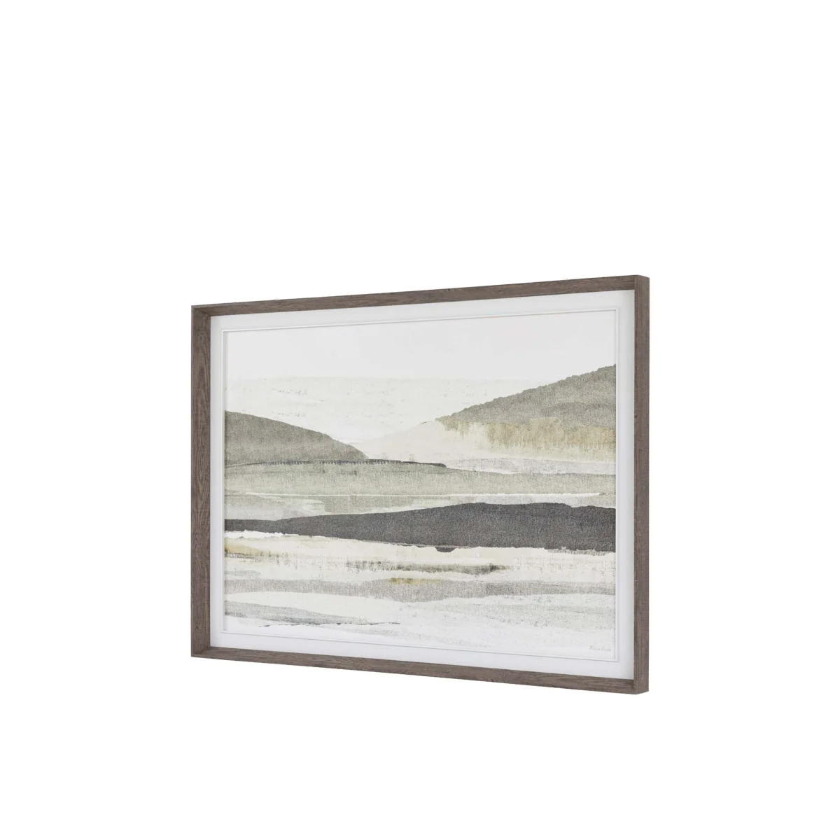 Gallery Direct Morning Mirage Framed Canvas Sage – image 3