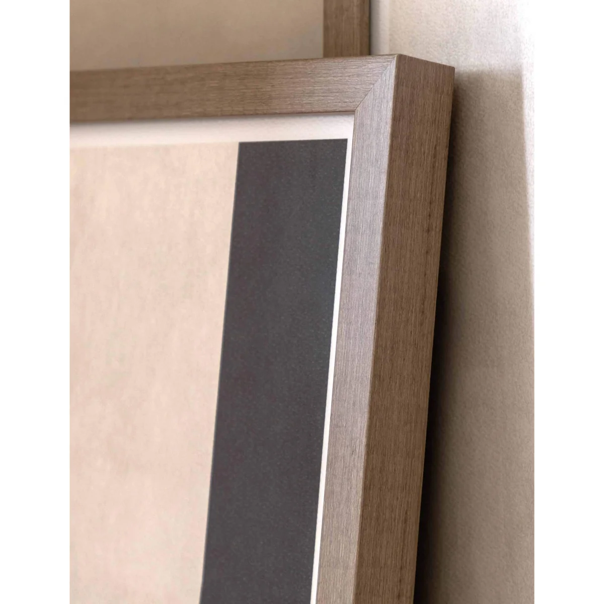Gallery Direct Set of 3 Pebble Collection Framed Canvas Brown Mix – image 6
