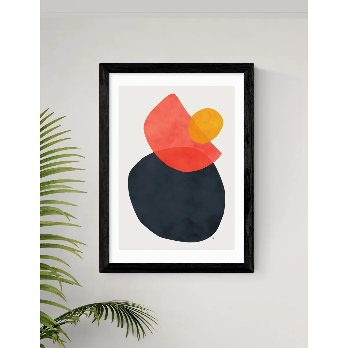 East End Prints Balance Framed Art White – image 3