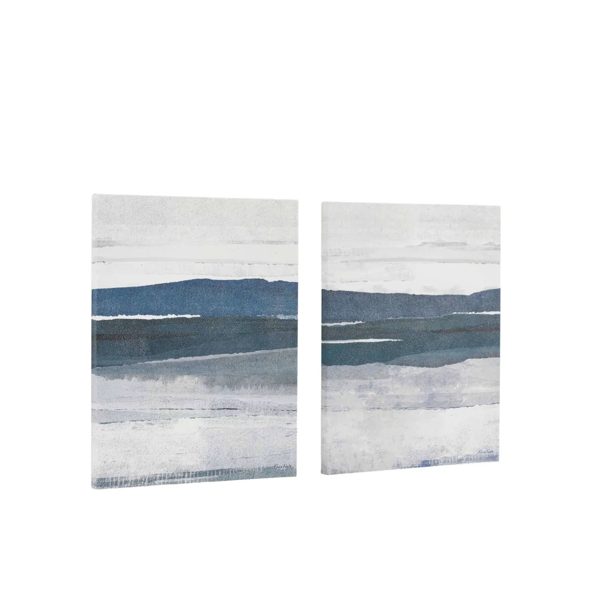 Gallery Direct Set of 2 Calm and Collected Canvas Blue Mix – image 8