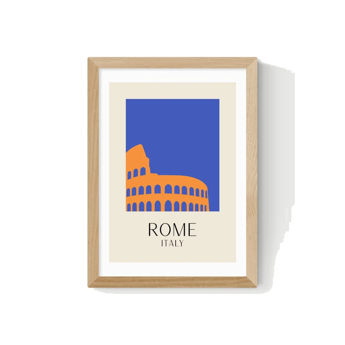 East End Prints Rome by Inoui Framed Art Print Natural – image 1