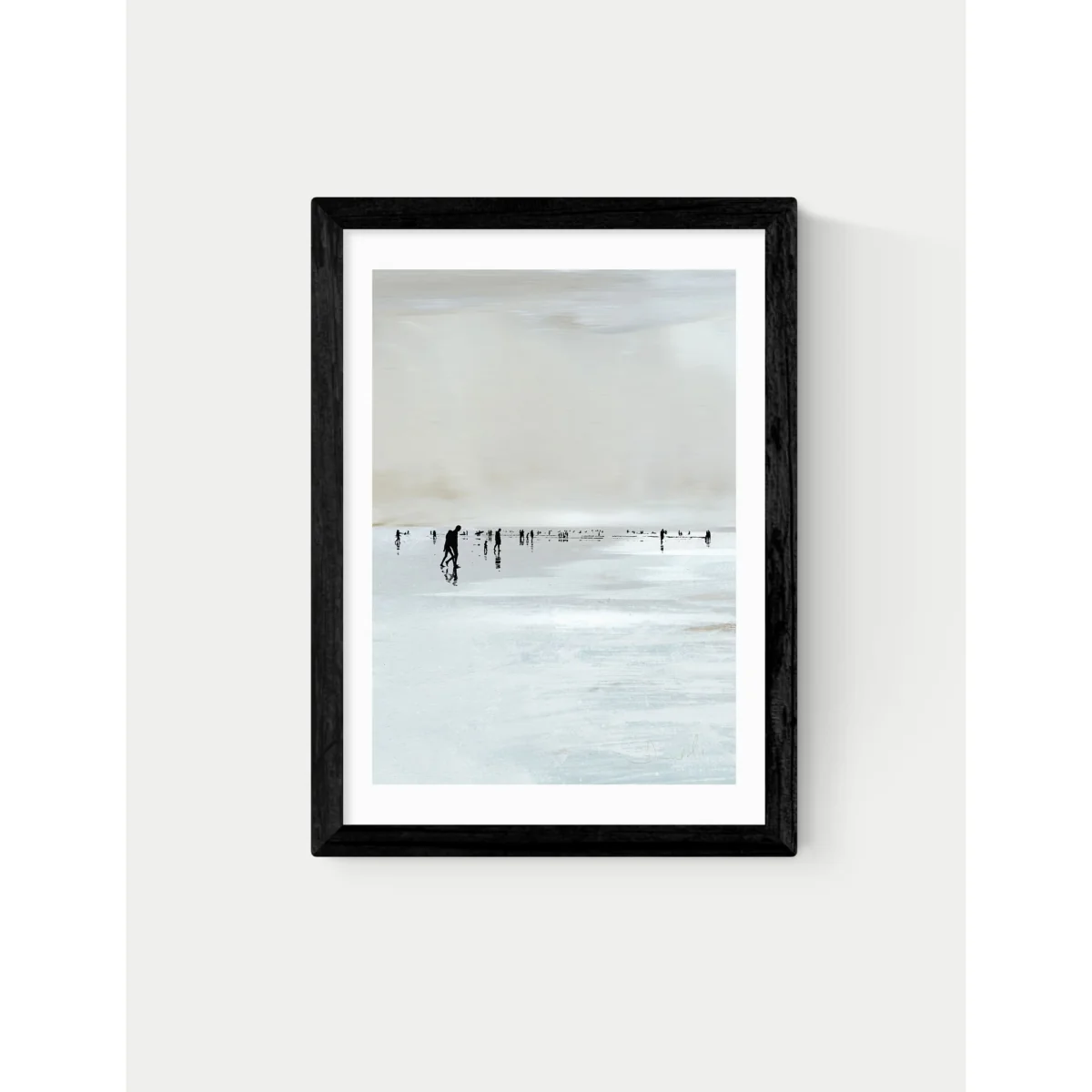 East End Prints Beachy Landscape Rectangle Framed Art White – image 2