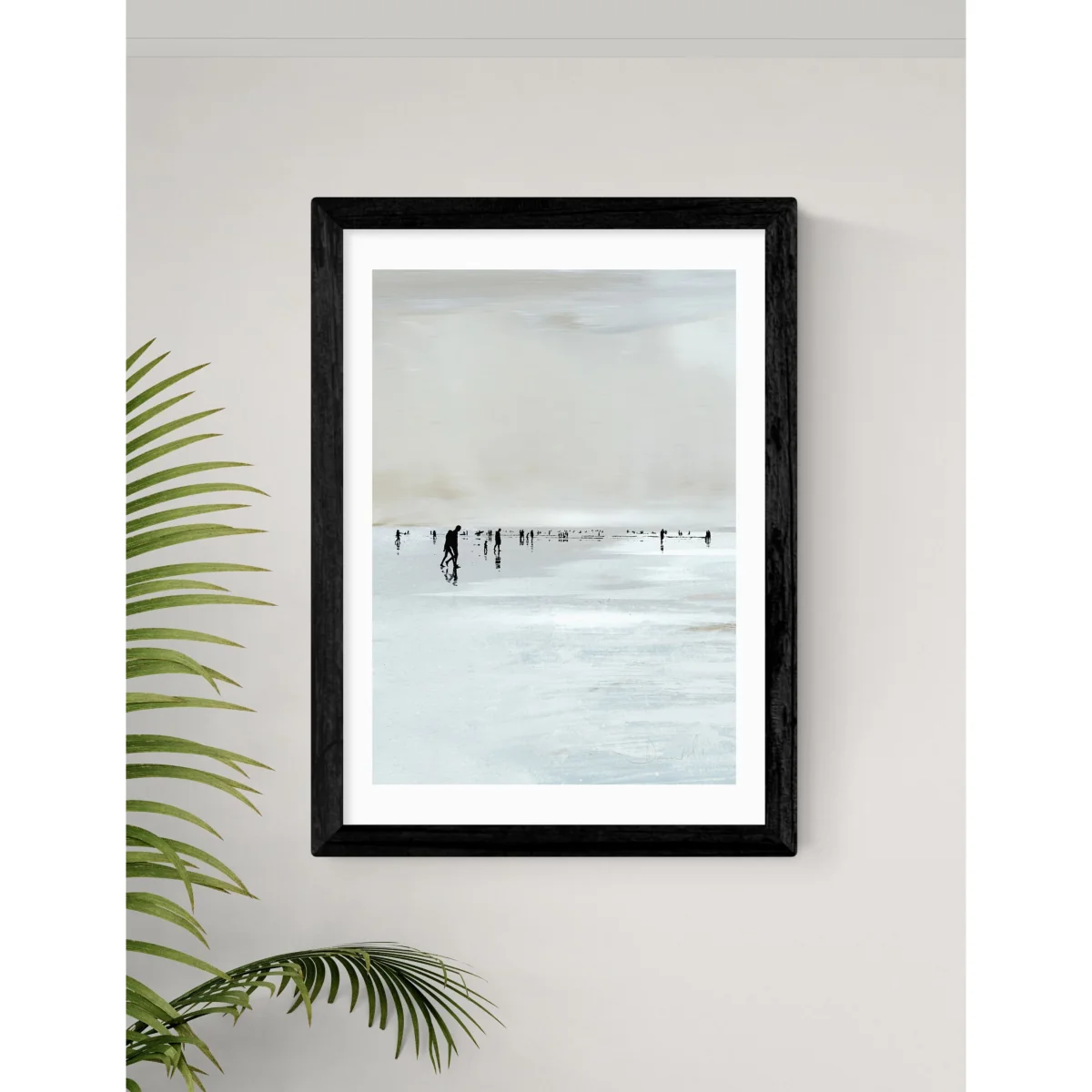 East End Prints Beachy Landscape Rectangle Framed Art White – image 3