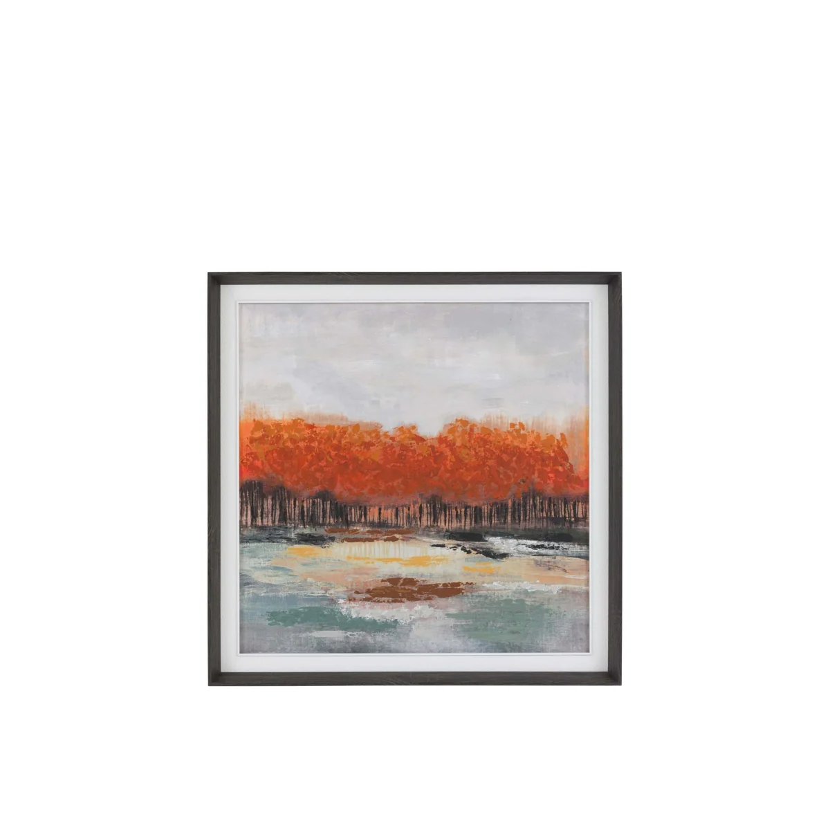 Gallery Direct Vibrant Vision Framed Canvas Dark Orange – image 2