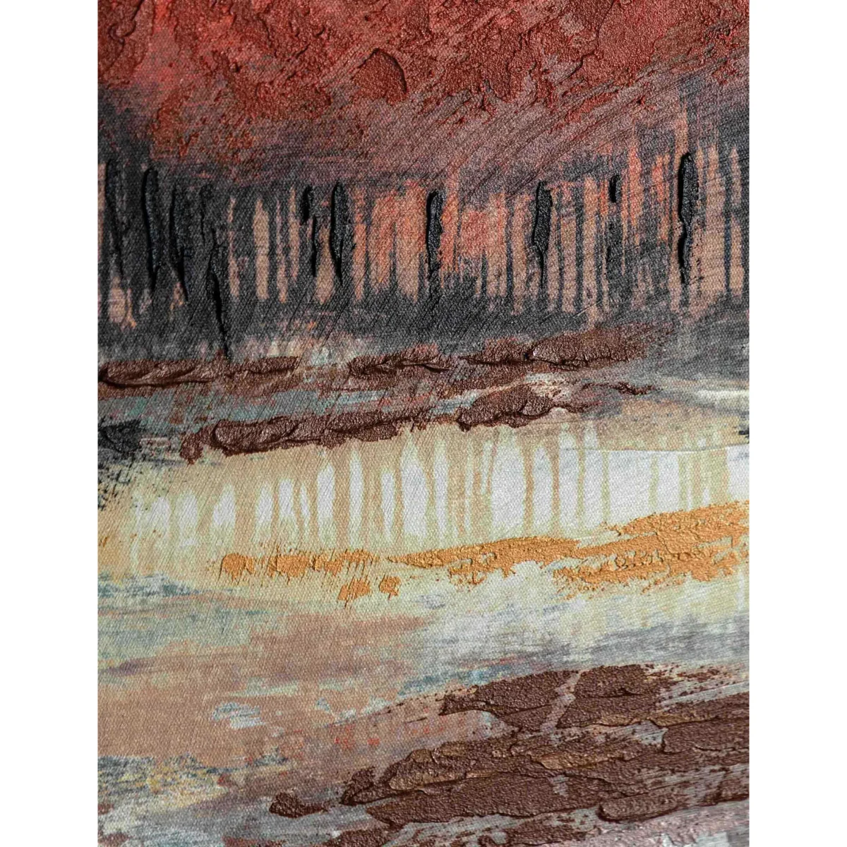 Gallery Direct Vibrant Vision Framed Canvas Dark Orange – image 4