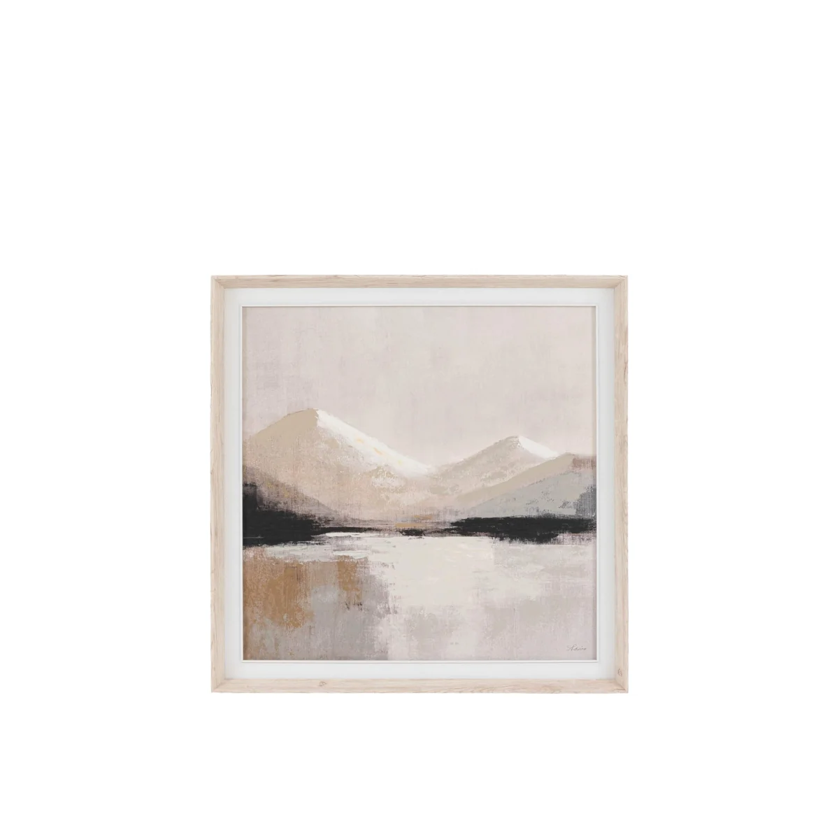 Gallery Direct Beyond the Pale Framed Canvas Taupe – image 2